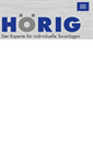 Mobile Screenshot of hoerig-toranlagen.de